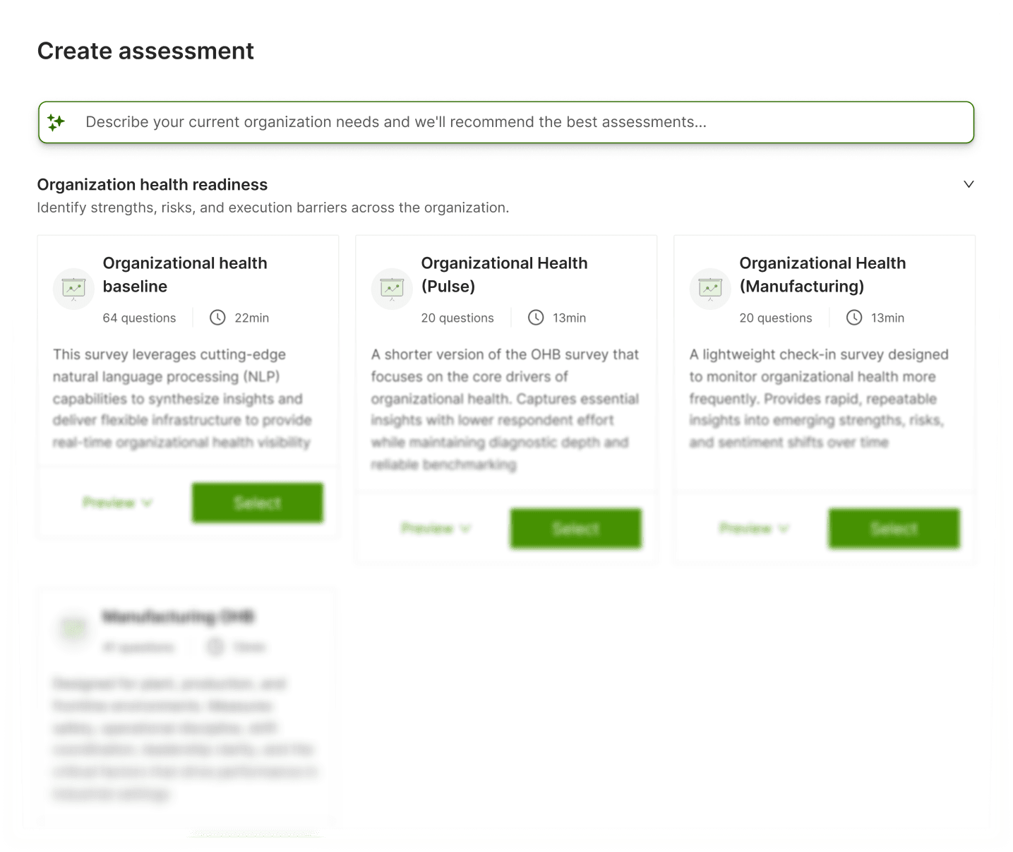 Whole-org diagnostic launched in days